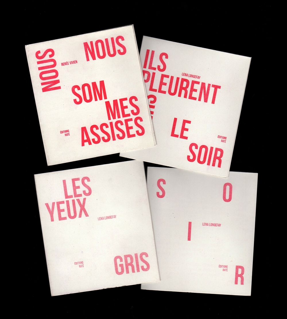 Plaquettes - Renée Vivien
